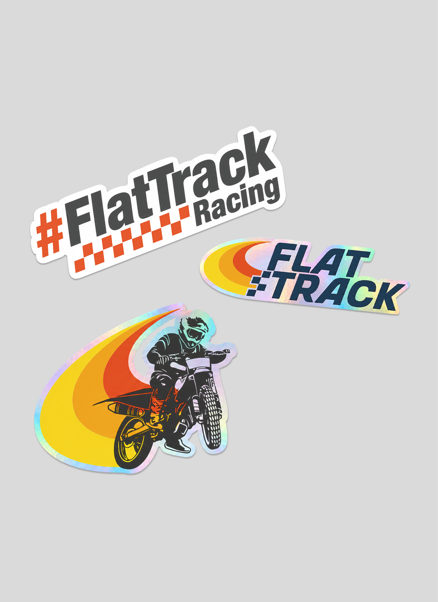FIM FLAT TRACK STICKERS