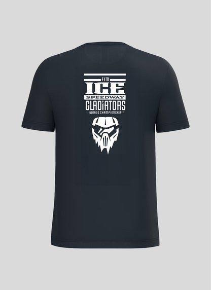 FIM ICE SPEEDWAY NAVY T-SHIRT