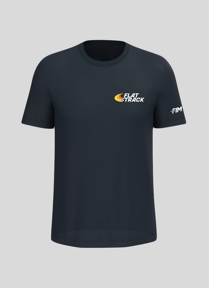 FIM FLAT TRACK NAVY T-SHIRT